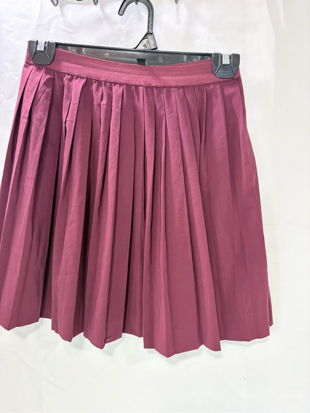 Pleated Wine Pink Women's Skirt